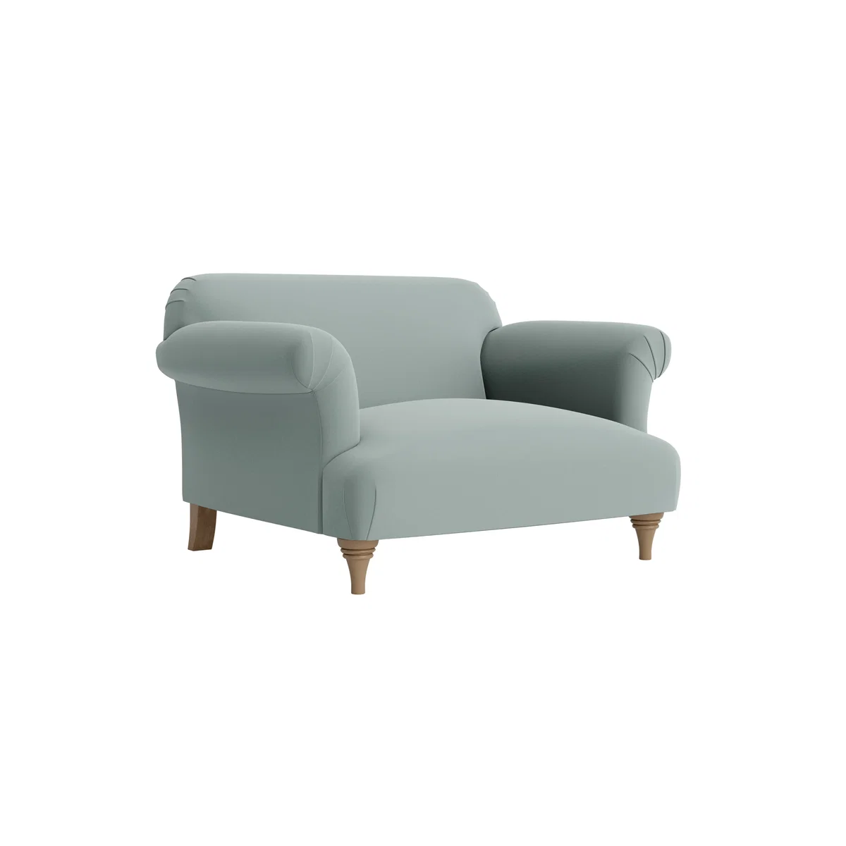 Soufflé Love seat (Tin Man Clever Velvet) – image 2