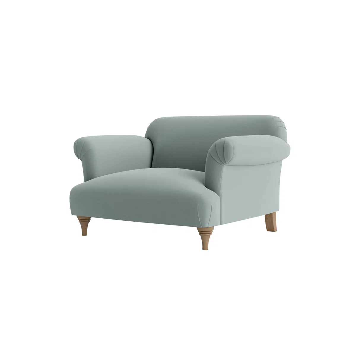 Soufflé Love seat (Tin Man Clever Velvet) – image 6
