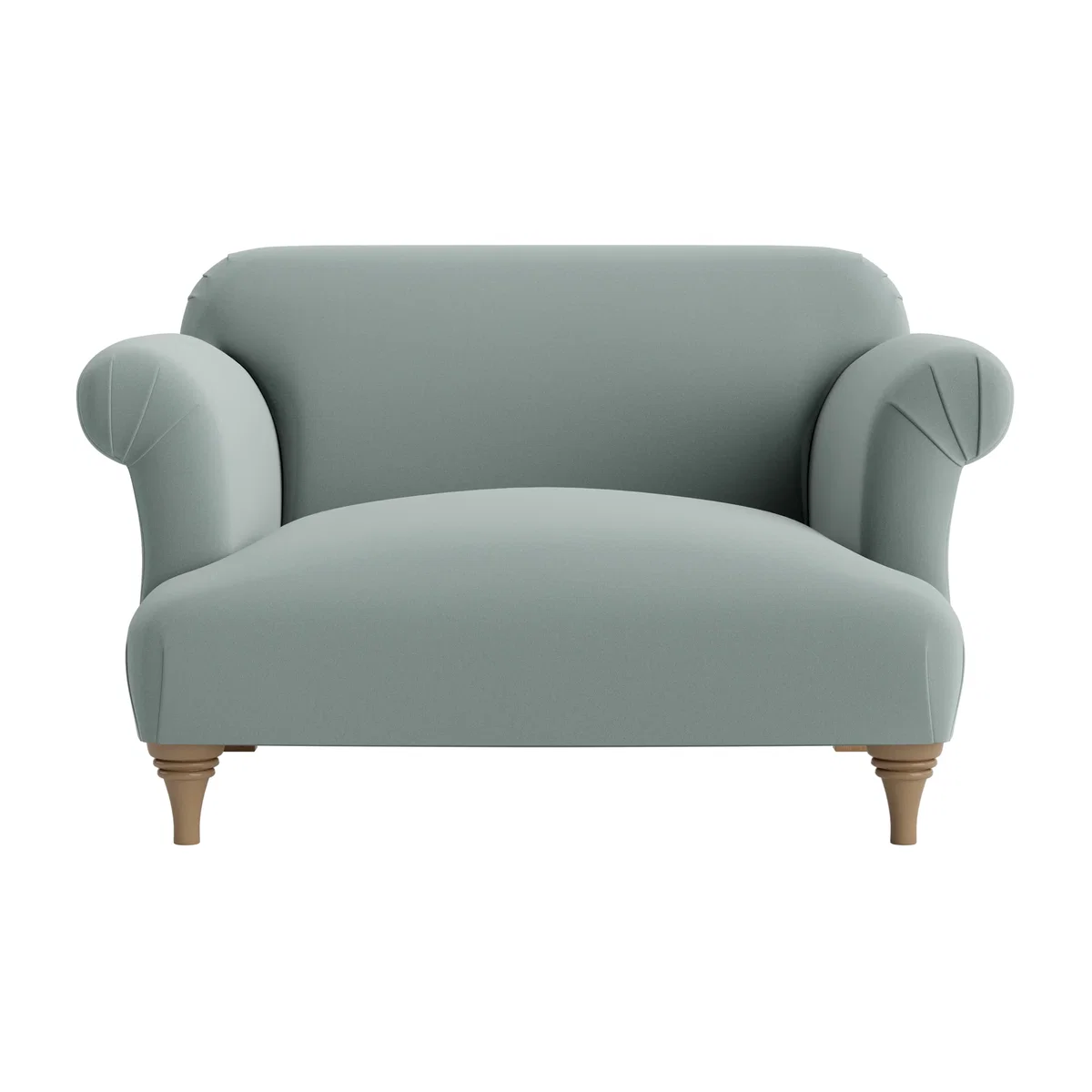 Soufflé Love seat (Tin Man Clever Velvet) – image 1