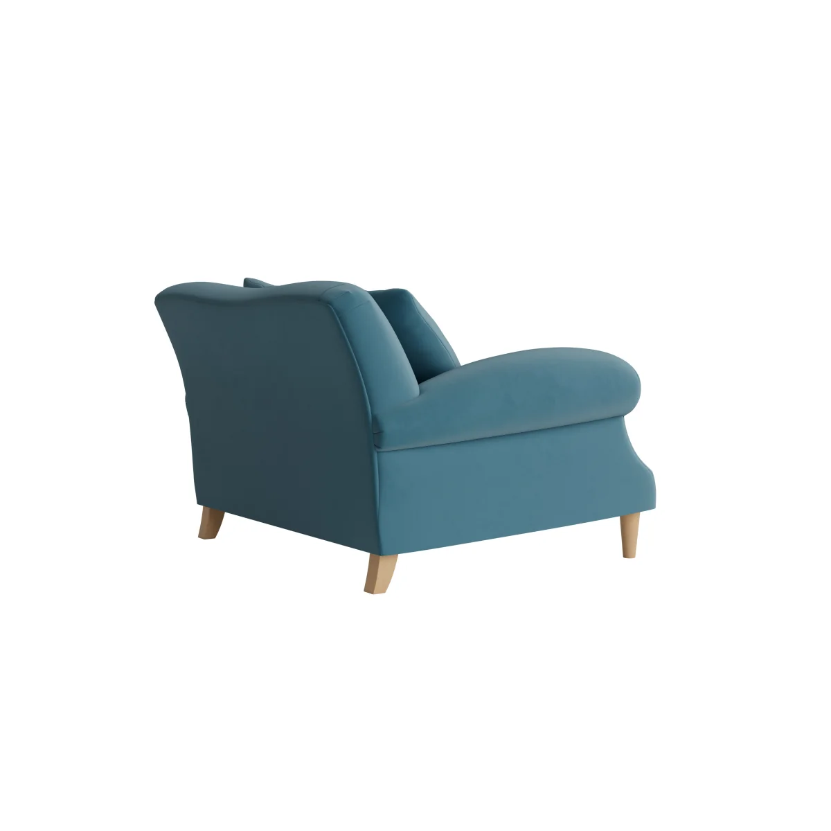 Crumpet Love seat (Teacup Teal Clever Velvet) – image 3