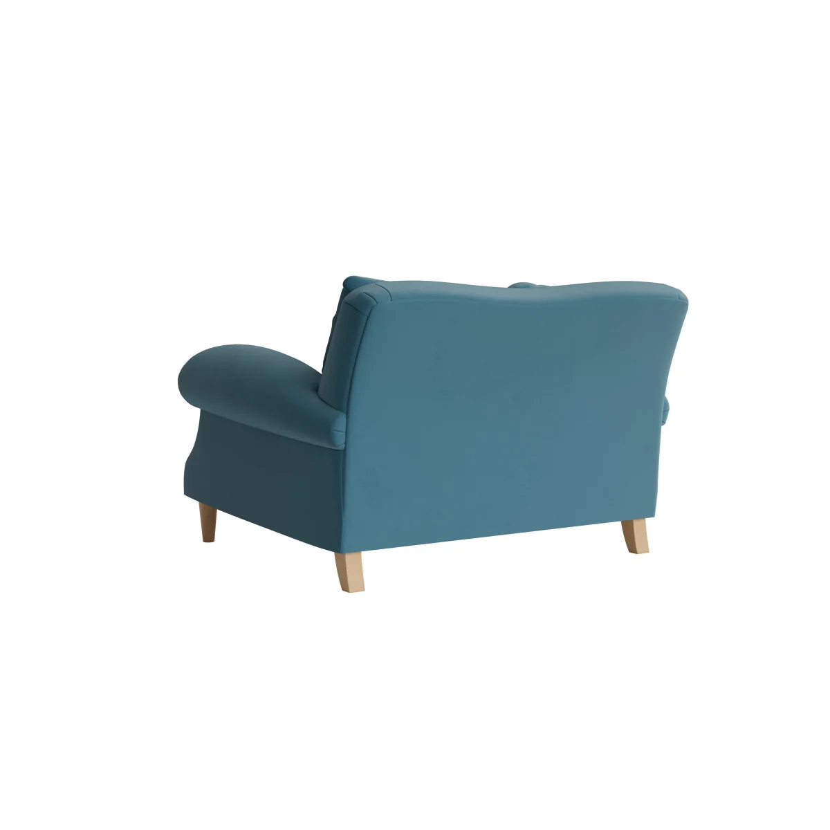 Crumpet Love seat (Teacup Teal Clever Velvet) – image 5