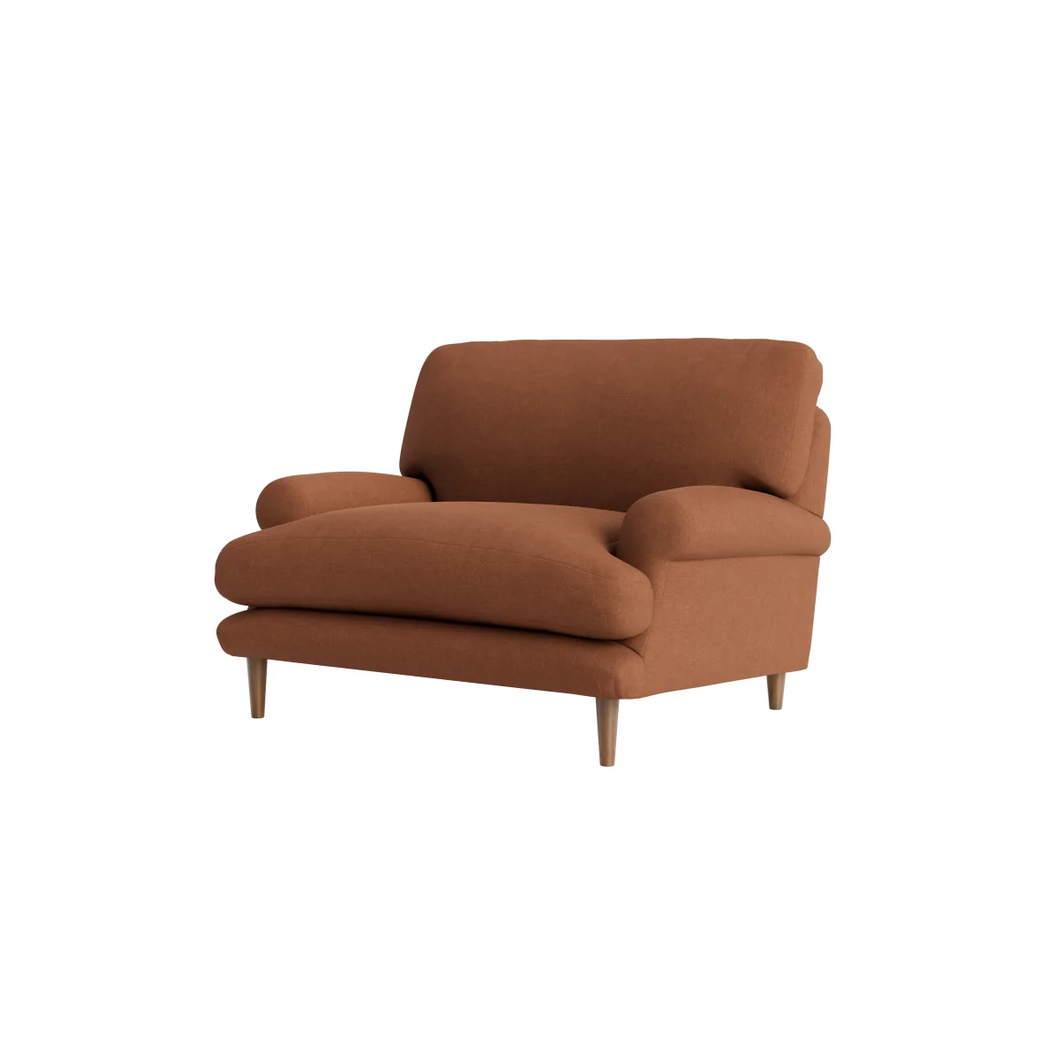 Dawdler Love seat (Cinnamon Bun Clever Linen) – image 6