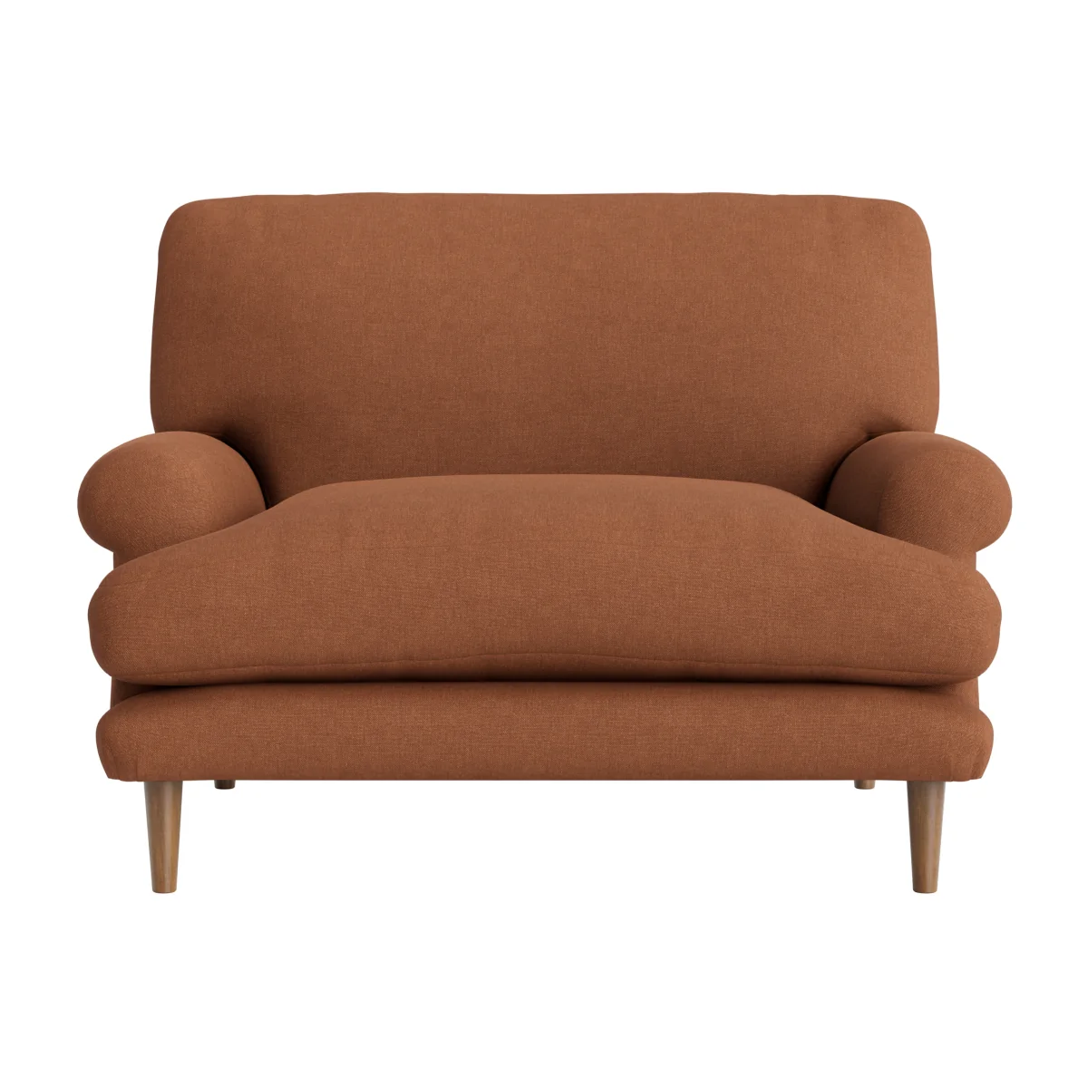 Dawdler Love seat (Cinnamon Bun Clever Linen) – image 1