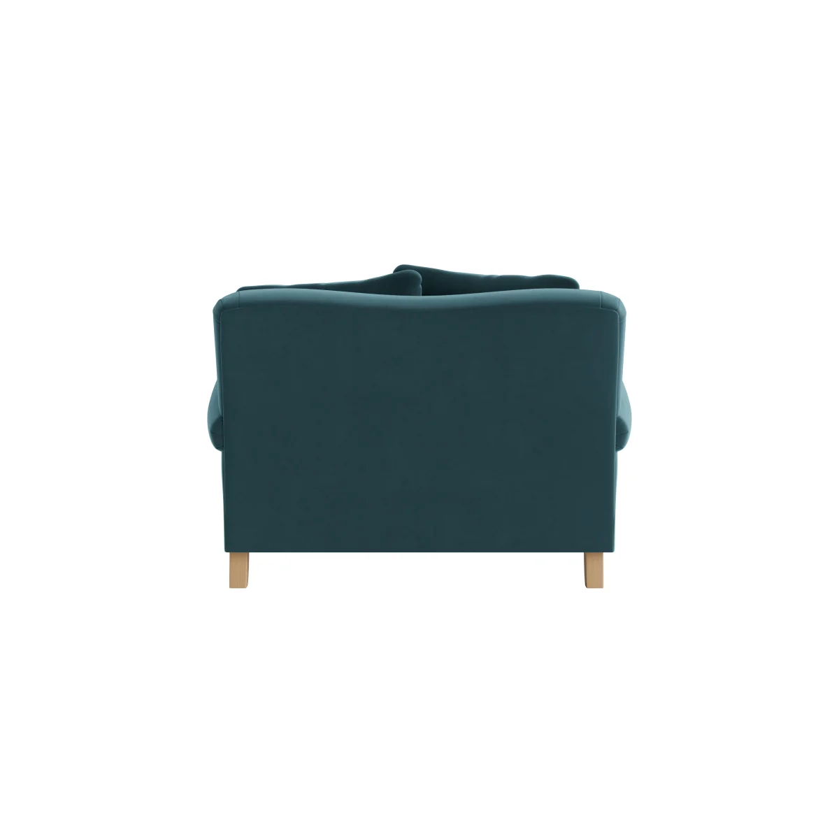 Crumpet Love Seat Chaise (Sopping Seagrass Clever Velvet) – image 4