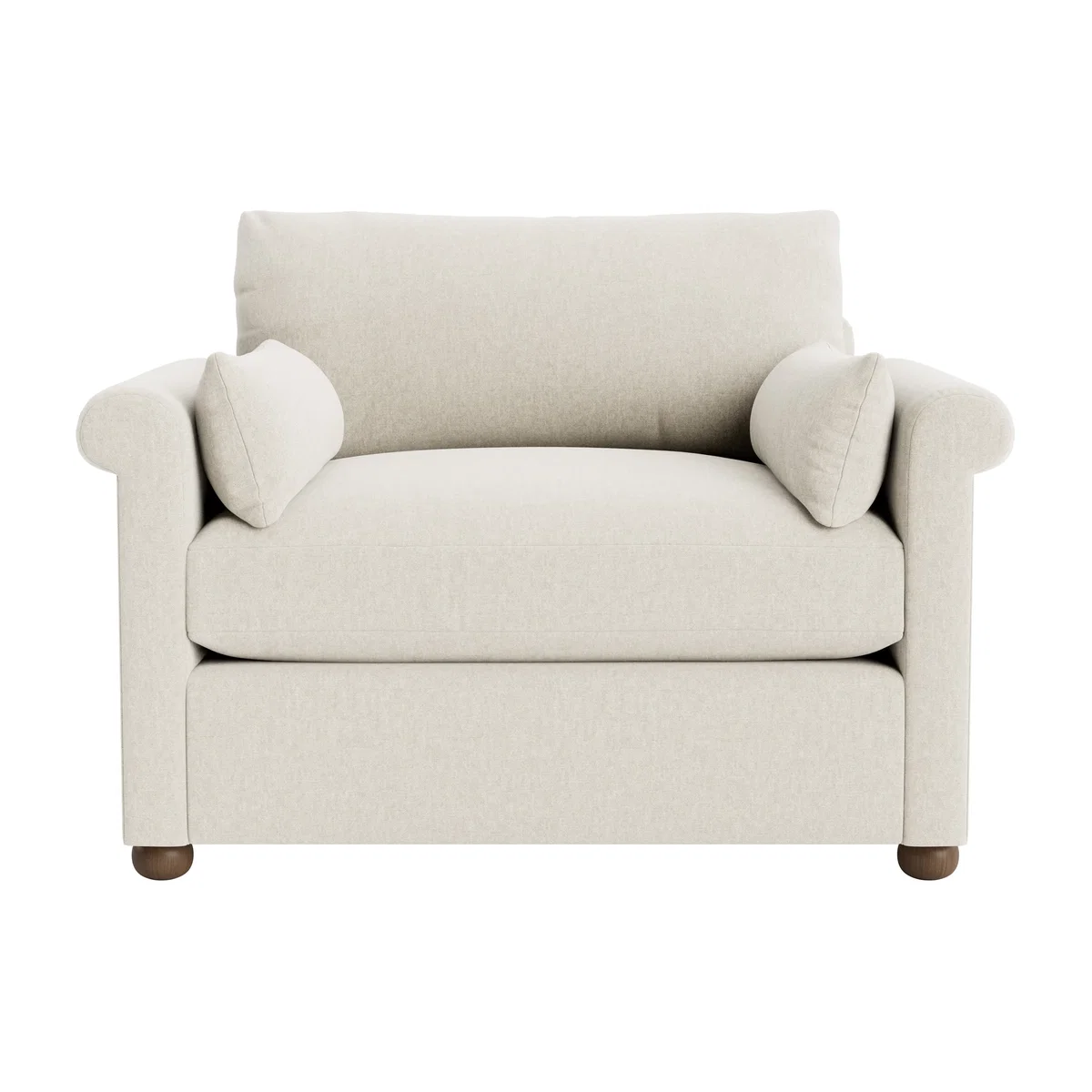 Queenie Love Seat (Egg Box Clever Linen) – image 1