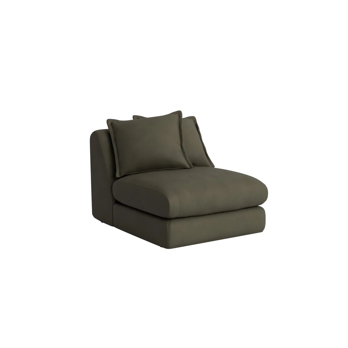 Wodge Armless Love Seat (Woody Walk Clever Cotton) – image 2