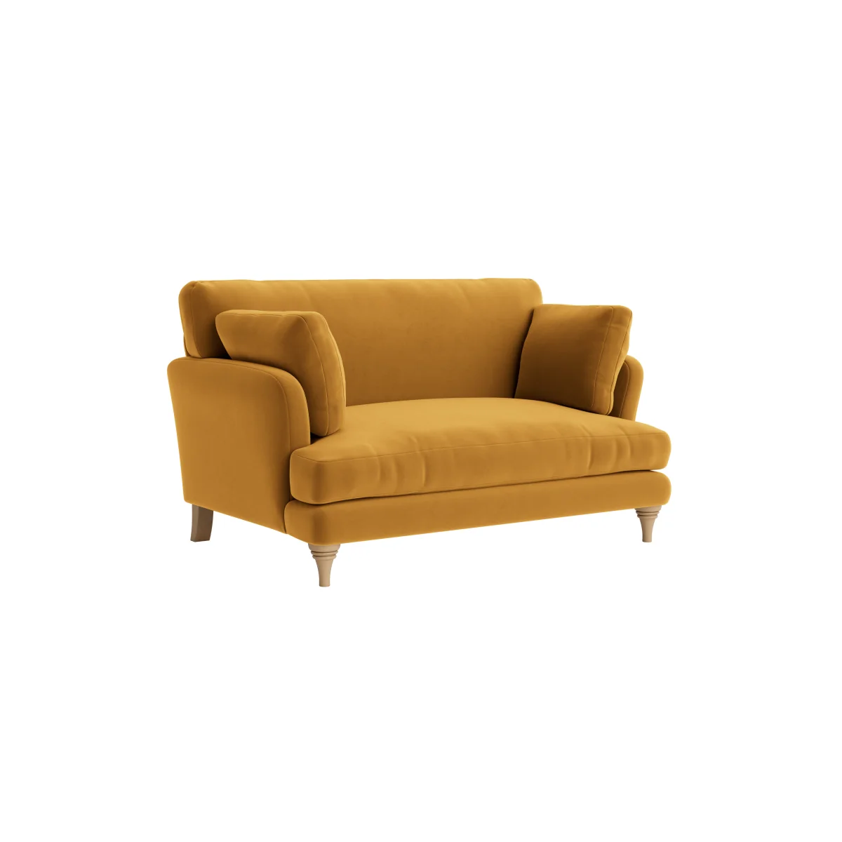 Smithy Love Seat (Butterscotch Clever Velvet) – image 2