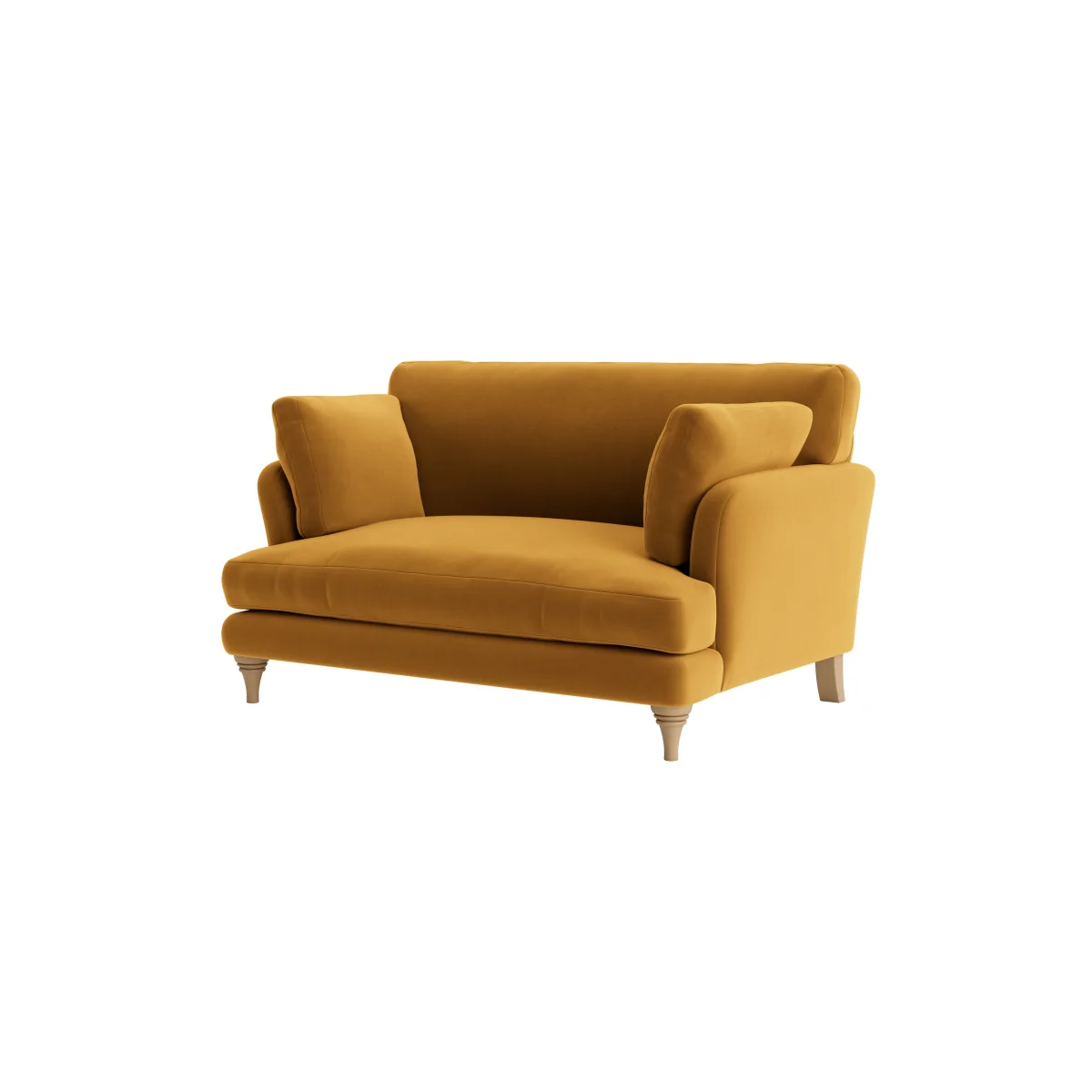 Smithy Love Seat (Butterscotch Clever Velvet) – image 6