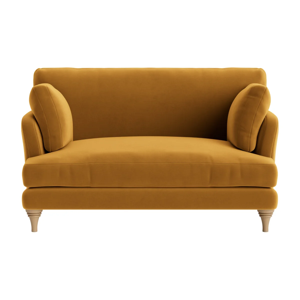 Smithy Love Seat (Butterscotch Clever Velvet) – image 1