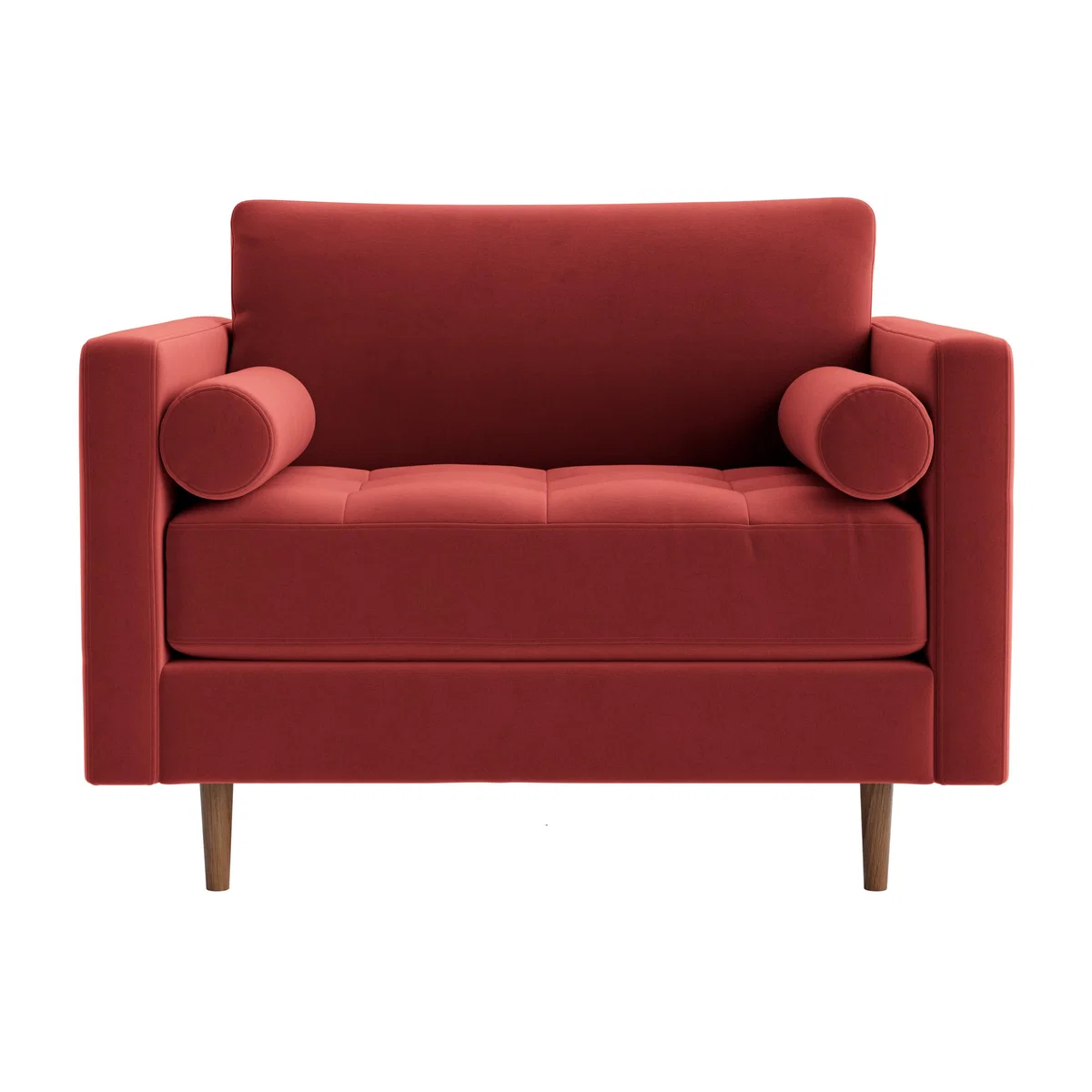 Chill Century Love Seat in Rocking Horse Clever Velvet – image 1