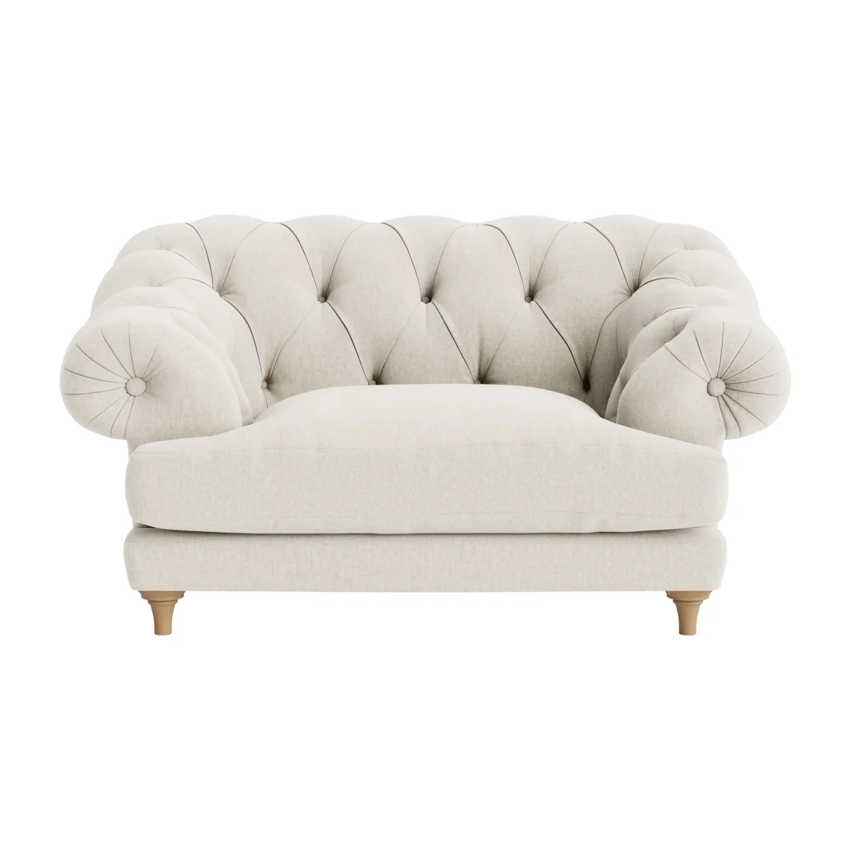Bagsie Loveseat (Egg Box Clever Linen) – image 1