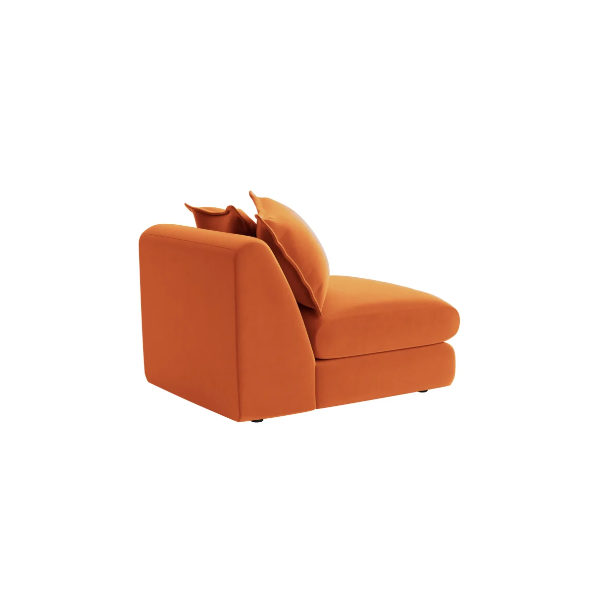 Wodge Armless Love Seat (Bobbing Buoy Clever Velvet) – image 3