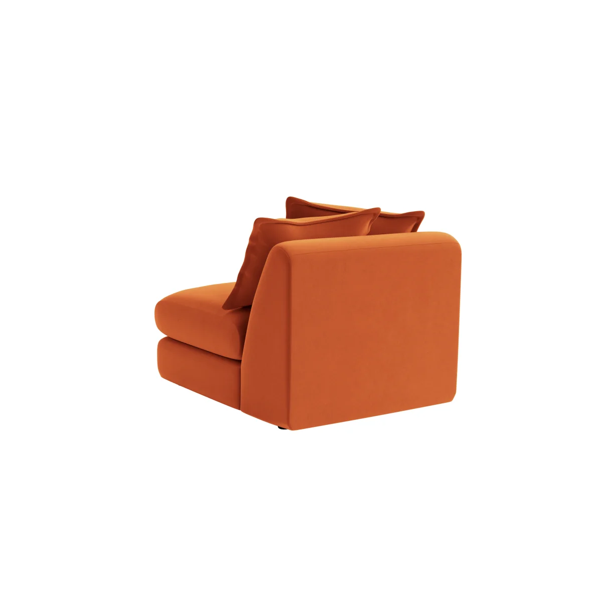 Wodge Armless Love Seat (Bobbing Buoy Clever Velvet) – image 5
