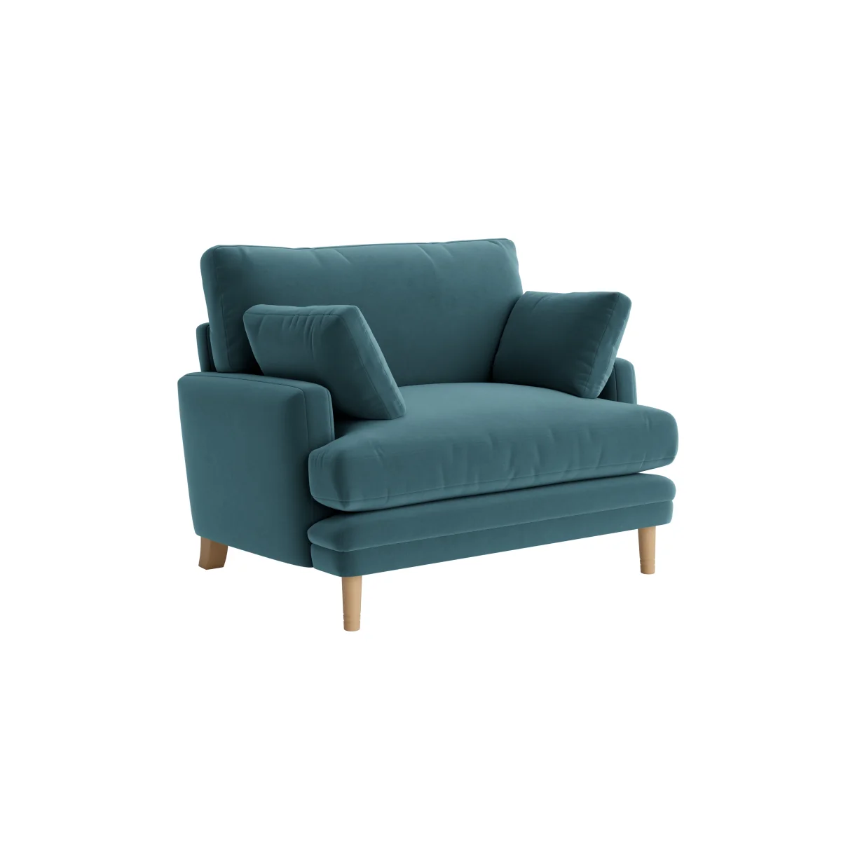 Squisharoo Love Seat (Sopping Seagrass Clever Velvet) – image 2