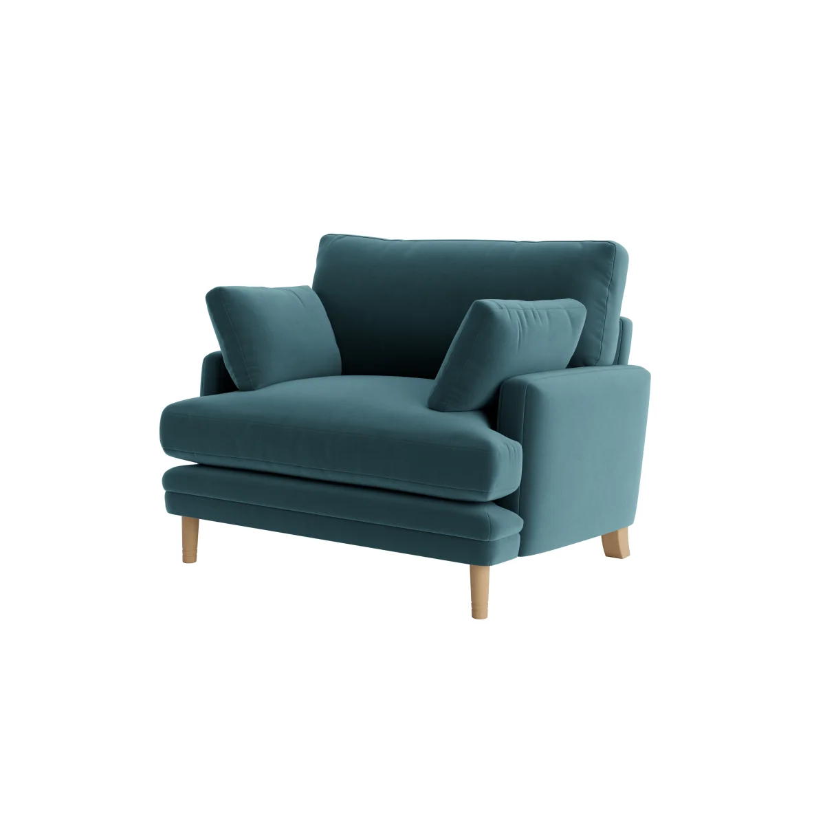 Squisharoo Love Seat (Sopping Seagrass Clever Velvet) – image 6