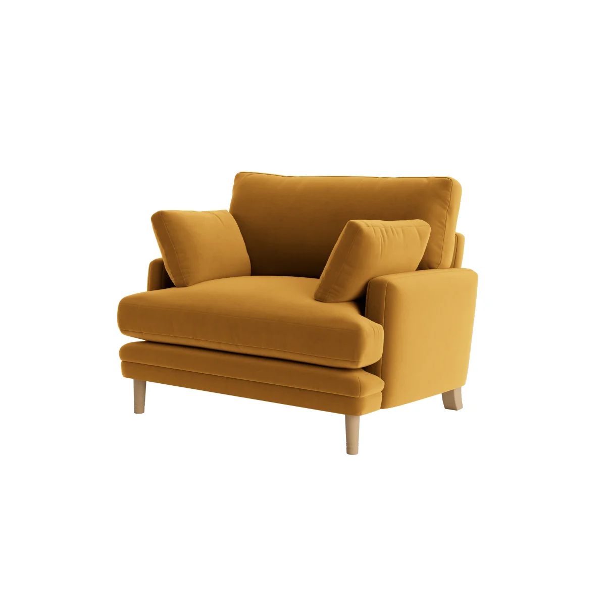 Squisharoo Love Seat (Butterscotch Clever Velvet) – image 6