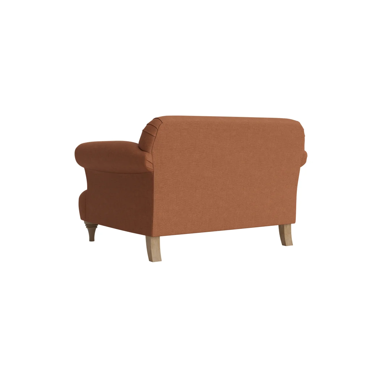 Soufflé Love seat (Cinnamon Bun Clever Linen) – image 5