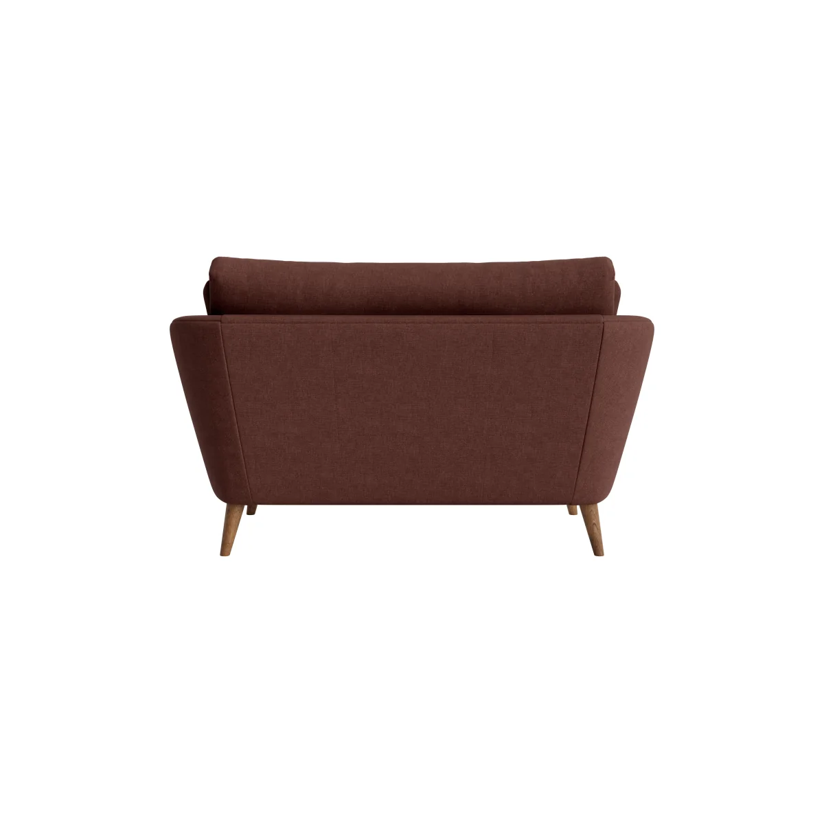 Groover Love Seat (Mulberry Wine Clever Linen) – image 4