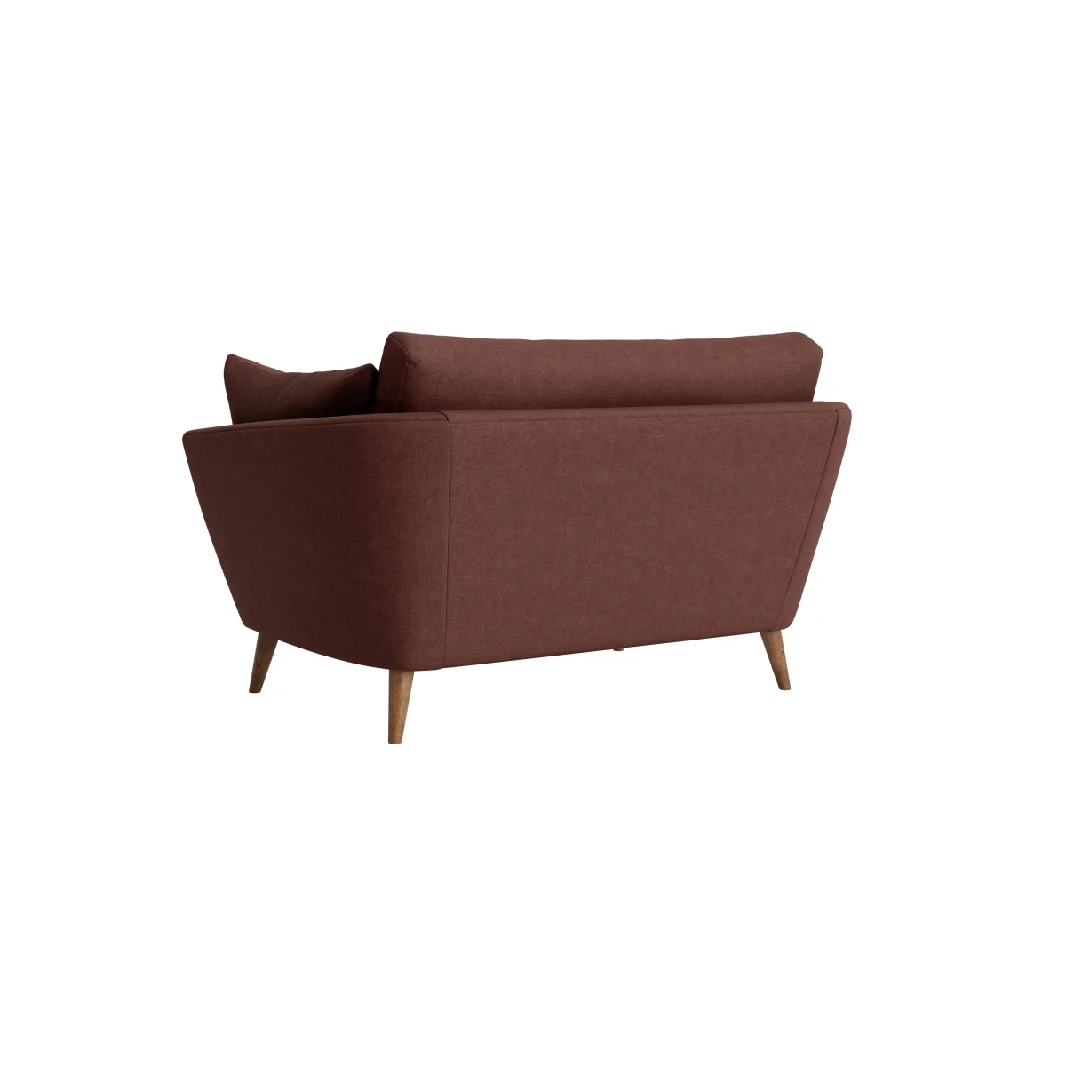 Groover Love Seat (Mulberry Wine Clever Linen) – image 5