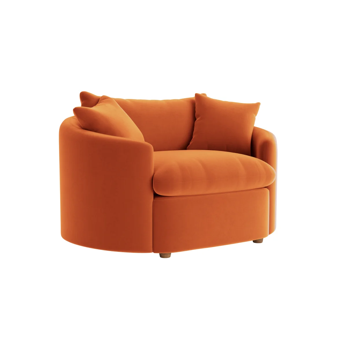 Curvella Love Seat (Bobbing Buoy Clever Velvet) – image 2