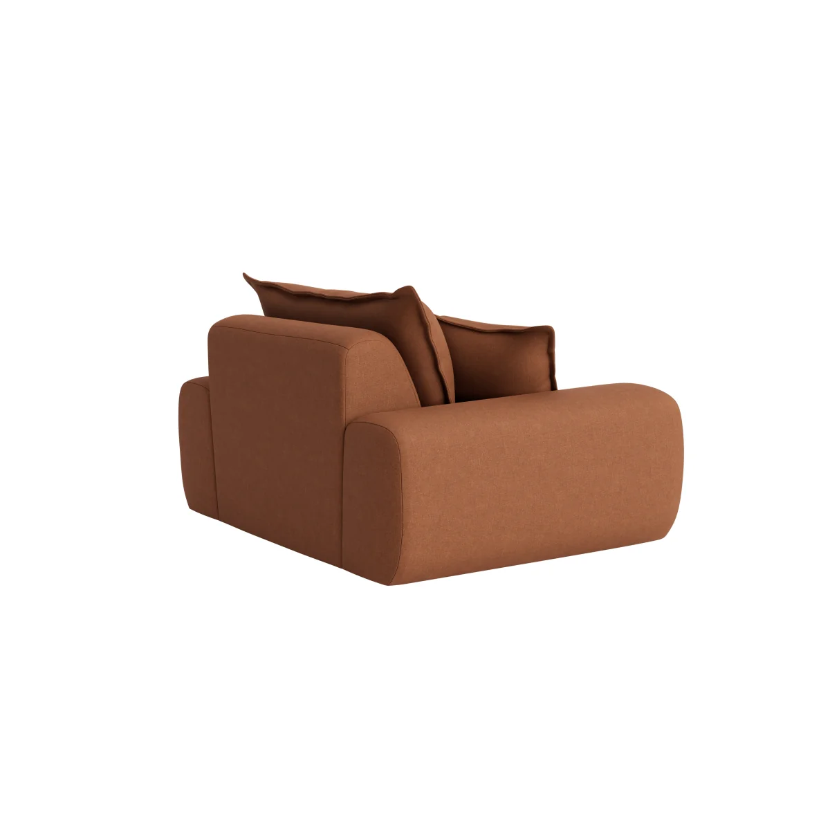 Wodge Love Seat (Cinnamon Bun Clever Linen) – image 3