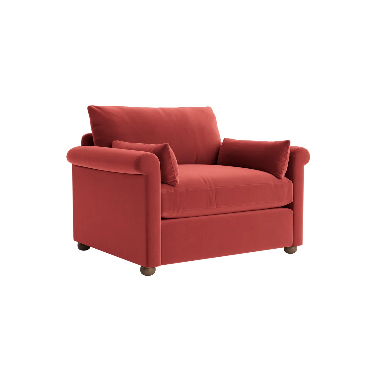 Queenie Love Seat in Rocking Horse Clever Velvet – image 2