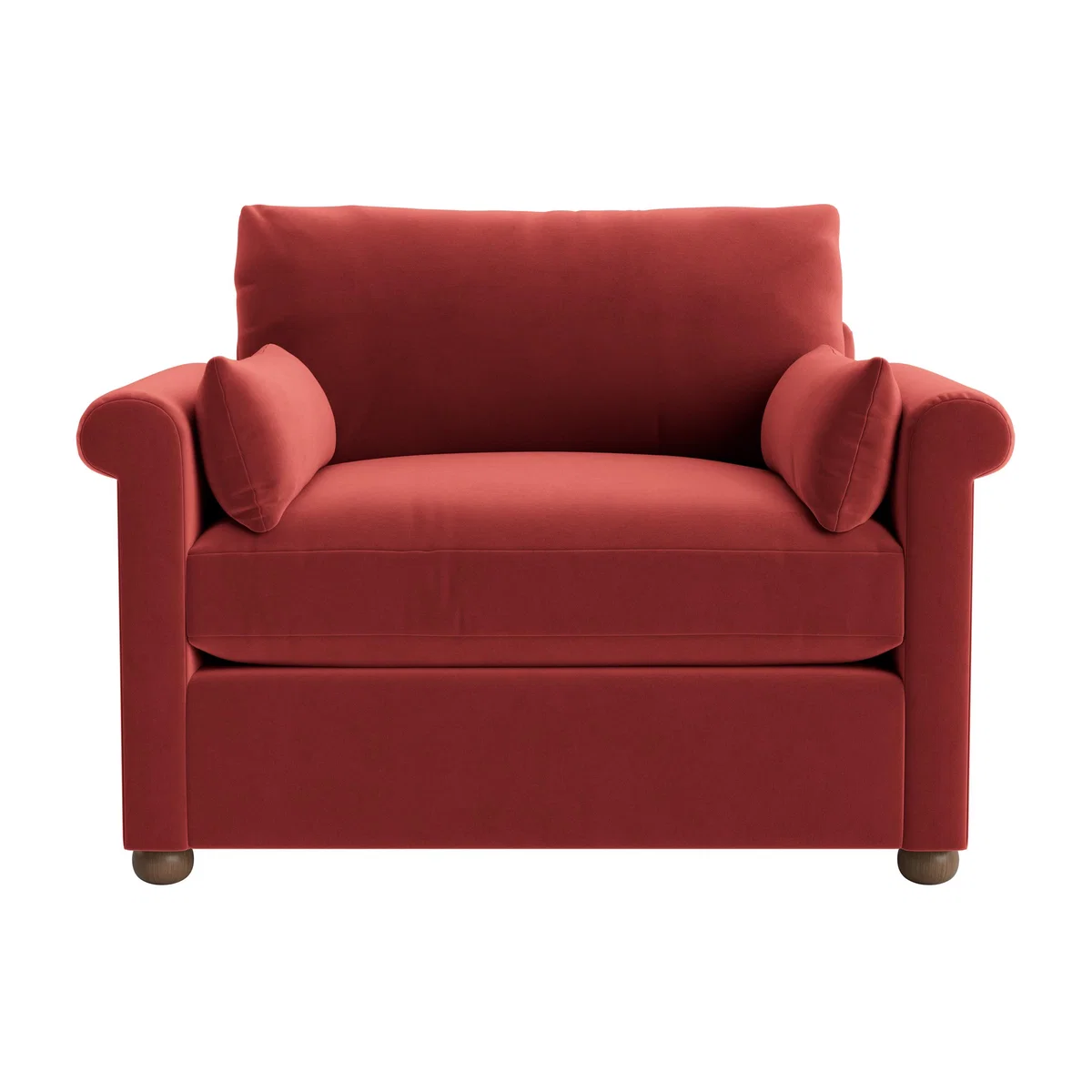 Queenie Love Seat in Rocking Horse Clever Velvet – image 1