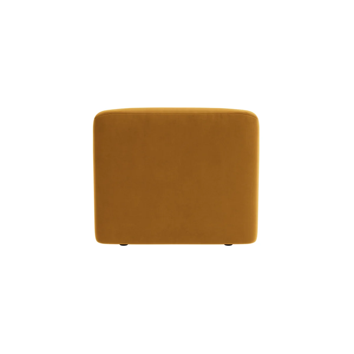 Squishblocks Armless Love Seat (Butterscotch Clever Velvet) – image 4