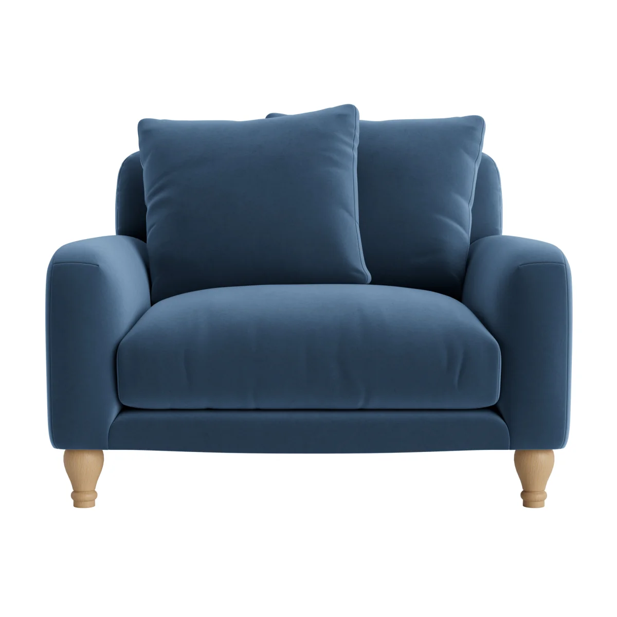 Bear Hug Love Seat (Shipping Forecast Clever Velvet) – image 1