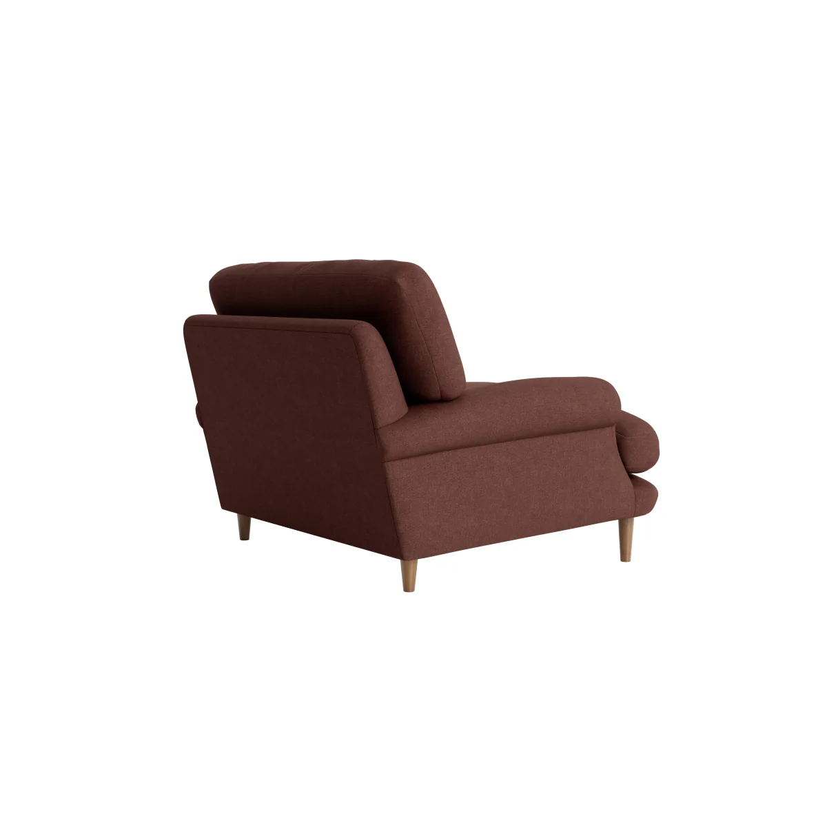 Dawdler Love seat (Mulberry Wine Clever Linen) – image 3