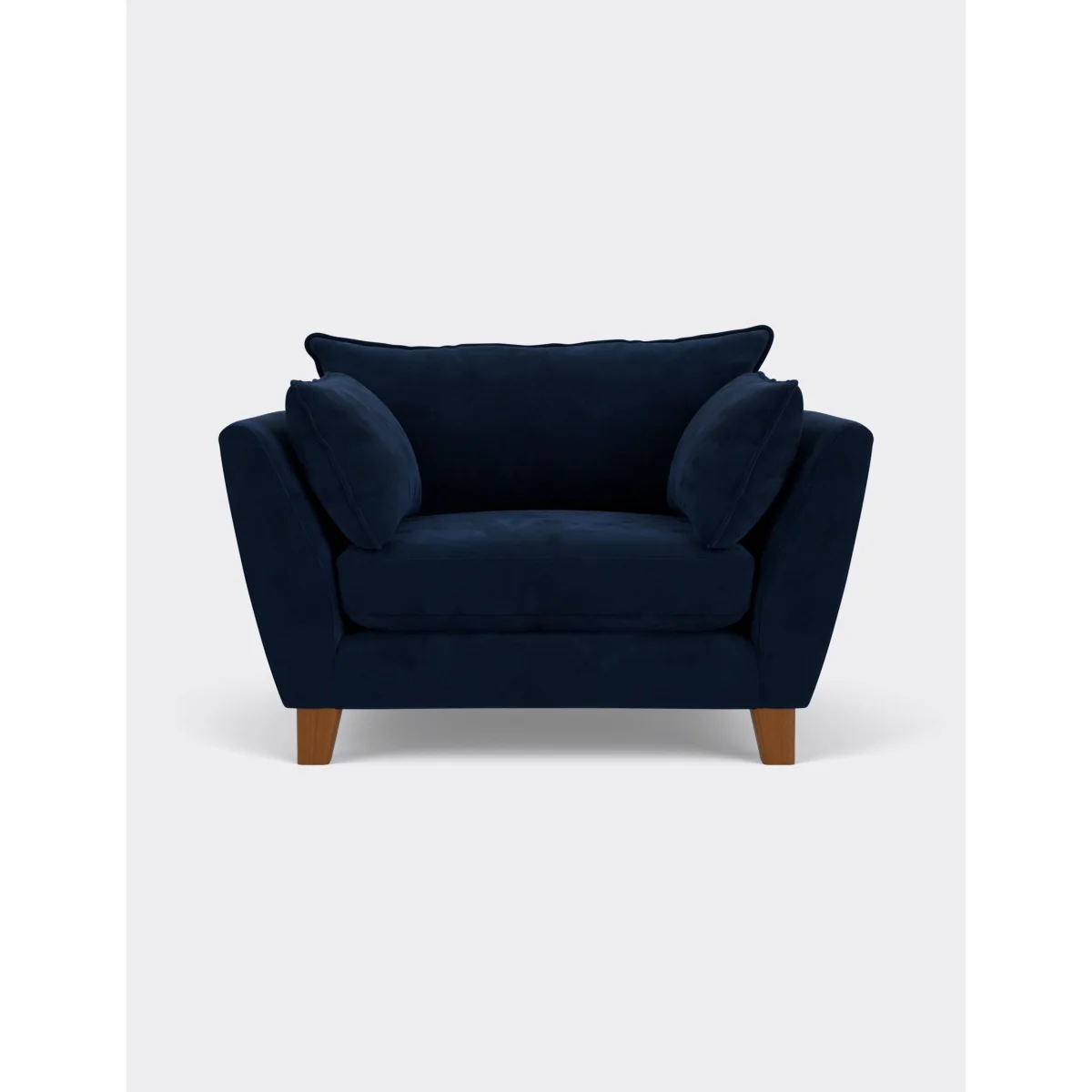 BARKER AND STONEHOUSE Irving Chenille Snuggle Chair Brown – image 3