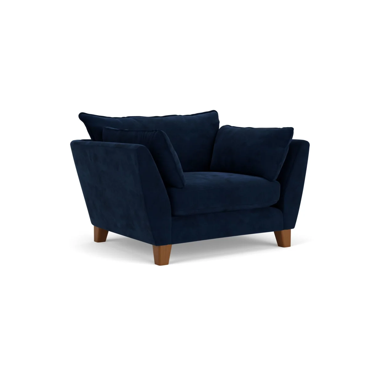 BARKER AND STONEHOUSE Irving Chenille Snuggle Chair Brown – image 4