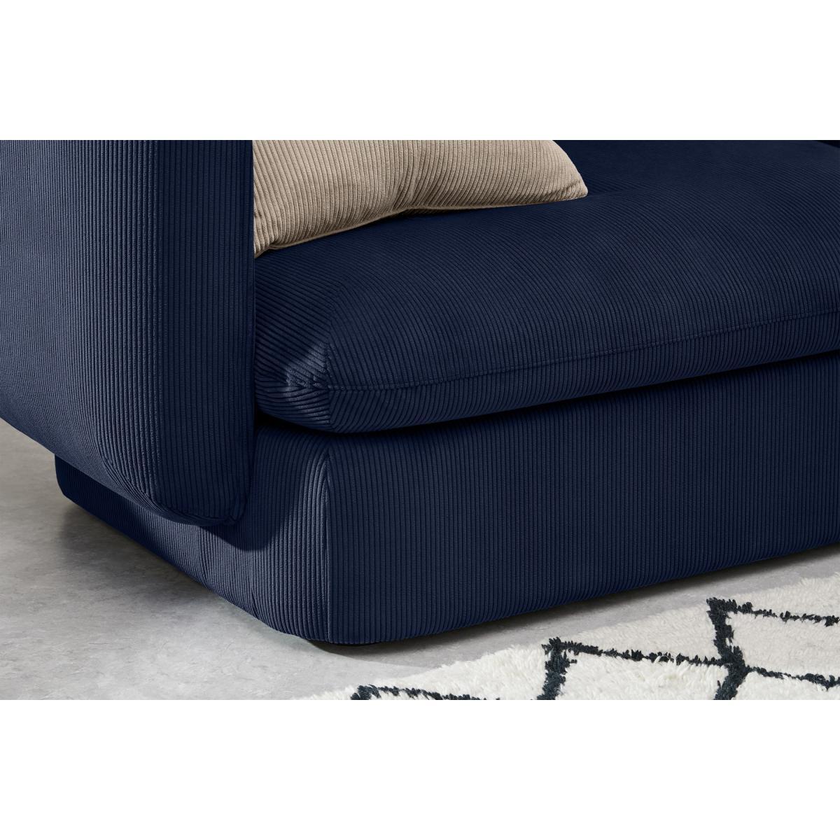 Maliri Loveseat, Navy Corduroy Velvet – image 6