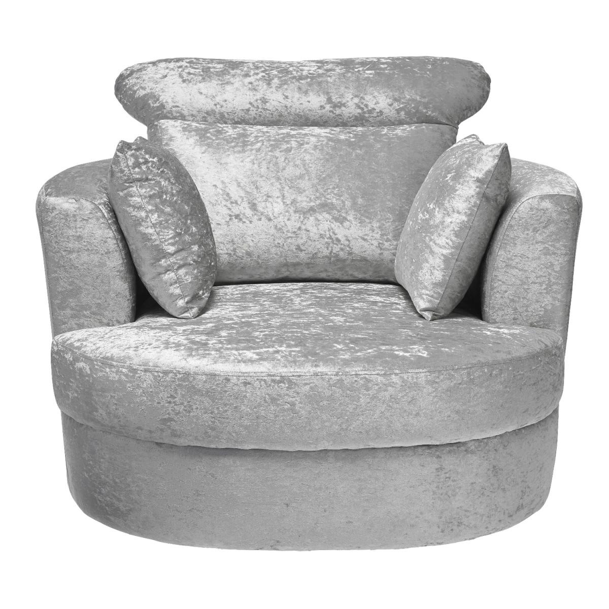 Bliss Silver Cuddle Chair - Small – image 4