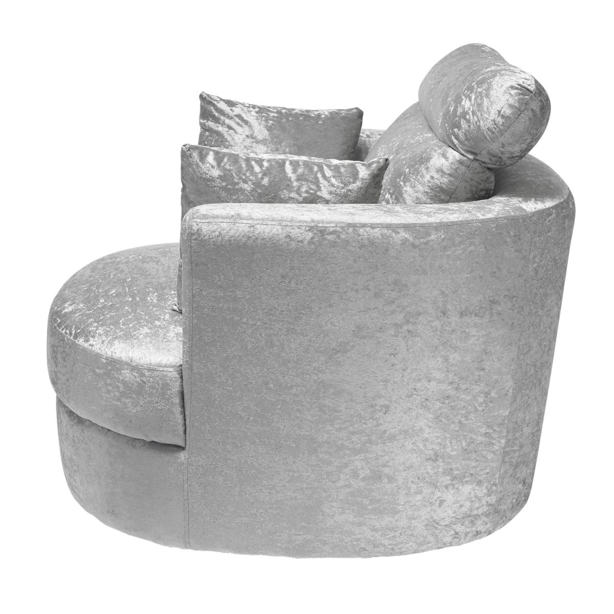 Bliss Silver Cuddle Chair - Small – image 5