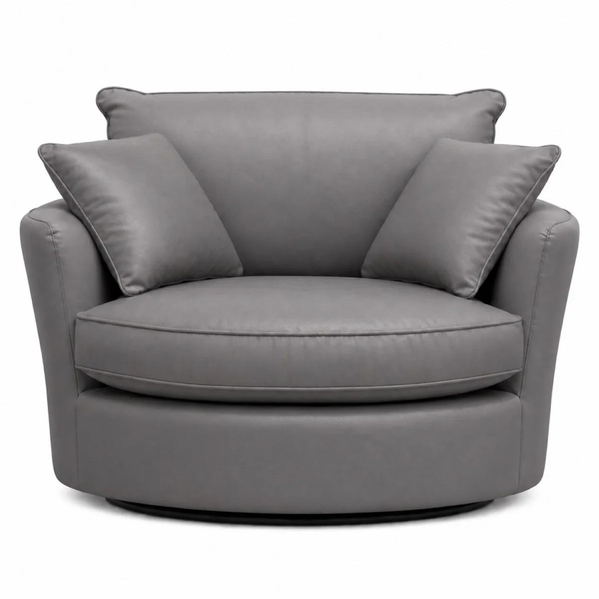 Fairburn Swivel Based Cuddle Chair - Grey – image 3