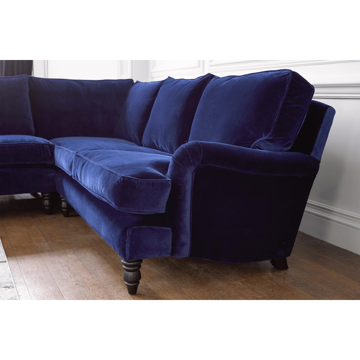 Bluebell Asym. Crn: LHF 2 Seat w RHF Loveseat in Lichen Heathland Weave - sofa.com – image 4