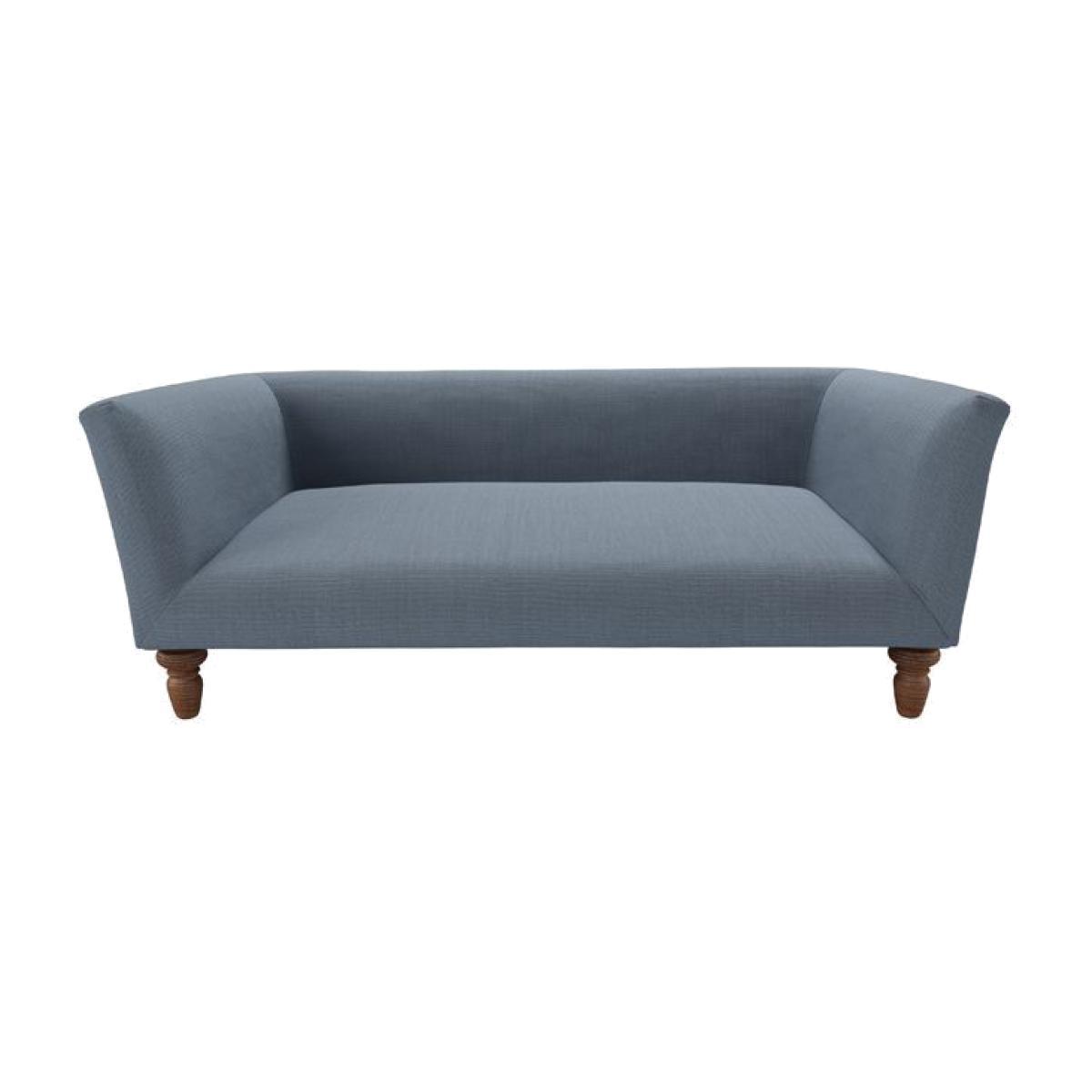 Cecil Large Dog Bed in Loch Brushed Linen Cotton - sofa.com – image 1