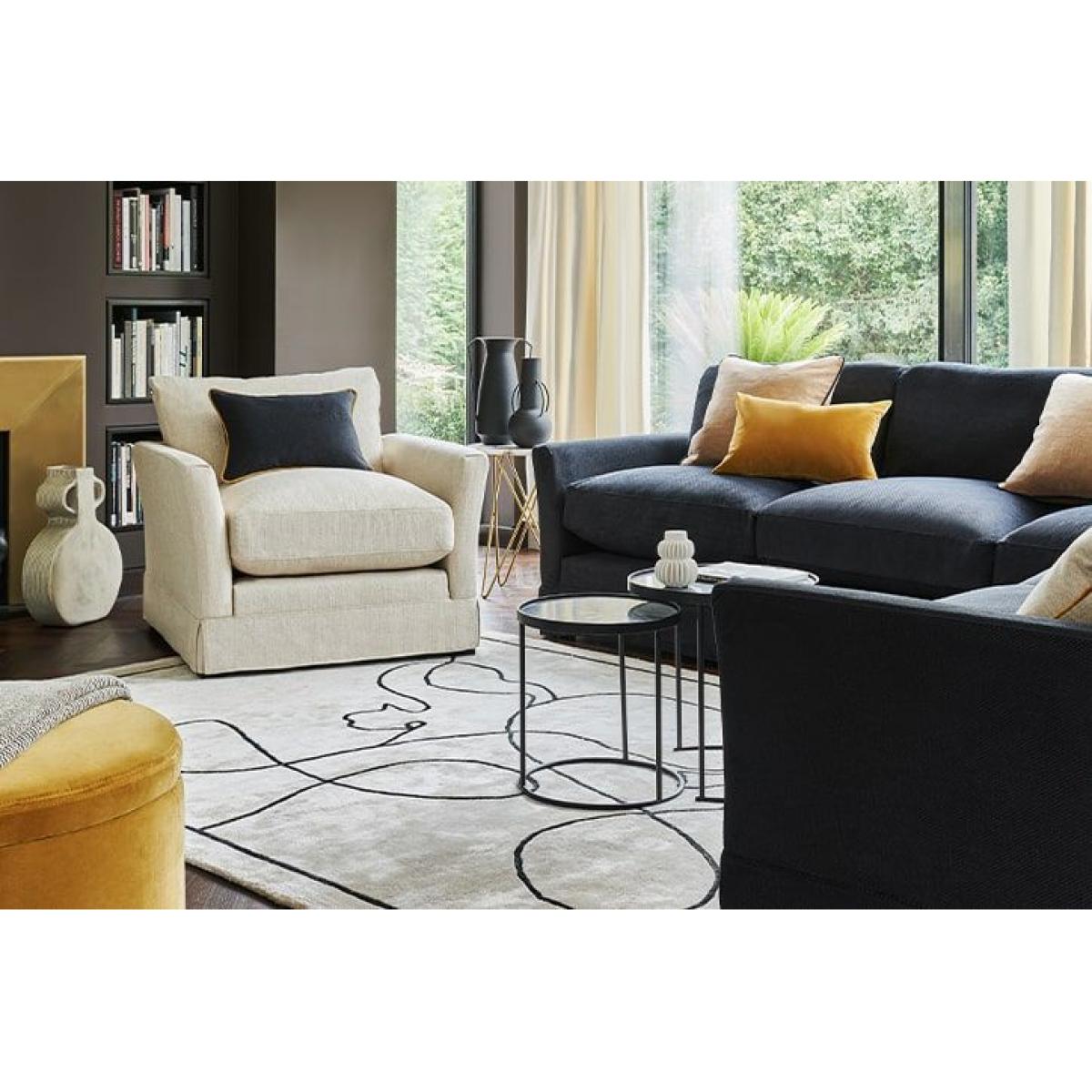 Otto Loveseat in Moonstone Speckled Chenille – image 4