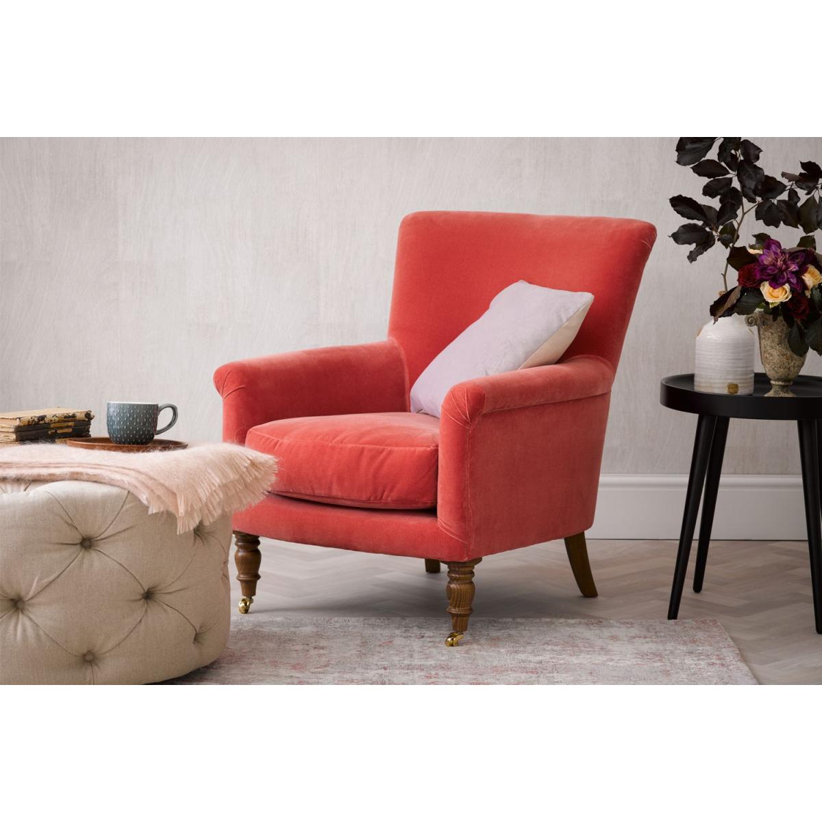 Alderney Loveseat in Vine Leaf Organic Smart Cotton – image 2