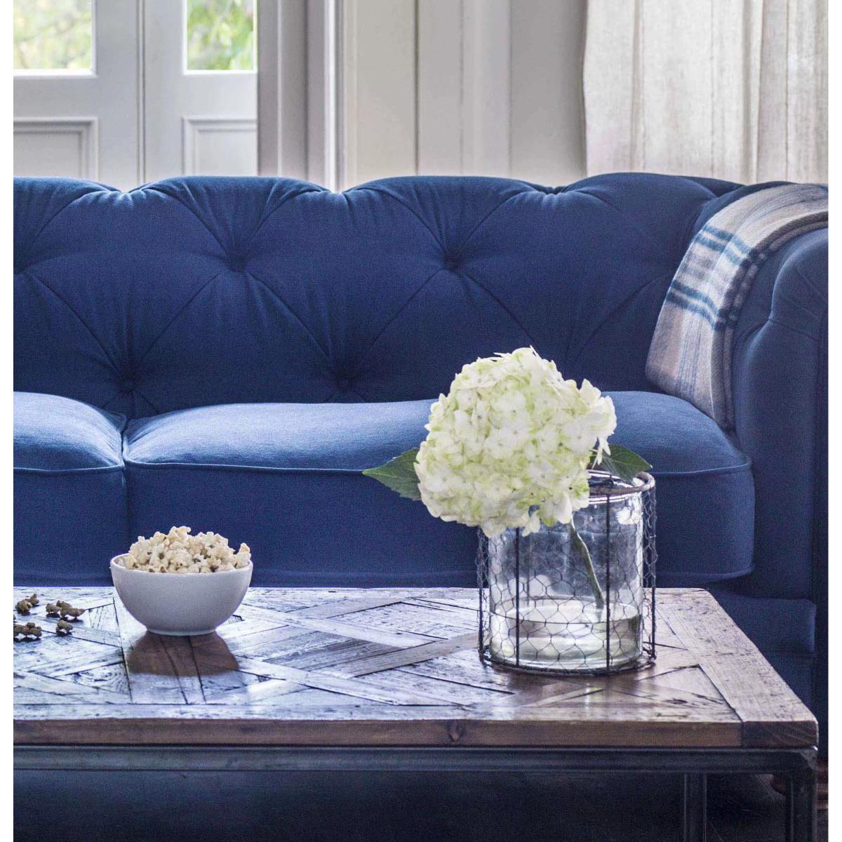 Patrick Loveseat in Pennine Stone Organic Smart Cotton – image 2