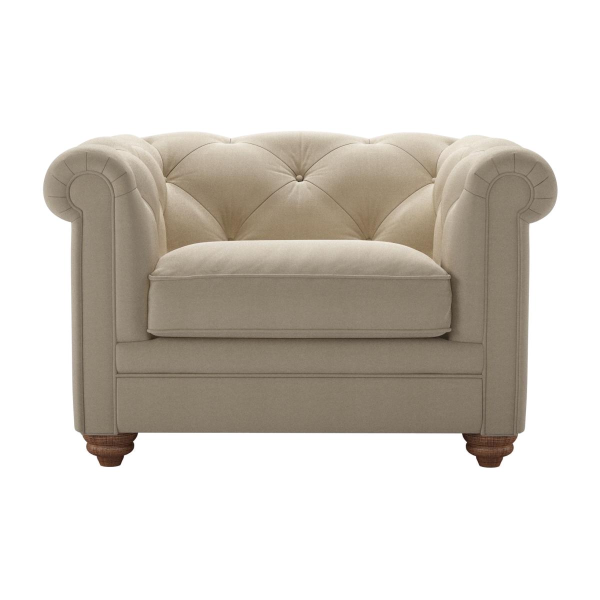 Patrick Loveseat in Pennine Stone Organic Smart Cotton – image 1