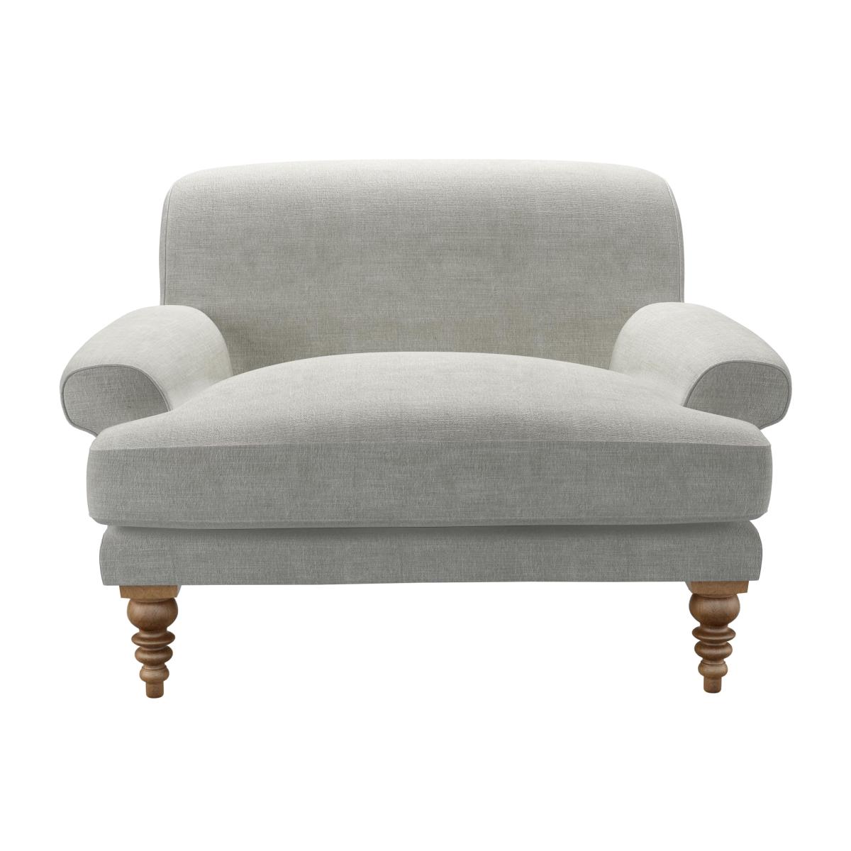 Saturday Loveseat in Fog Aquaclean Clever Chenille – image 1