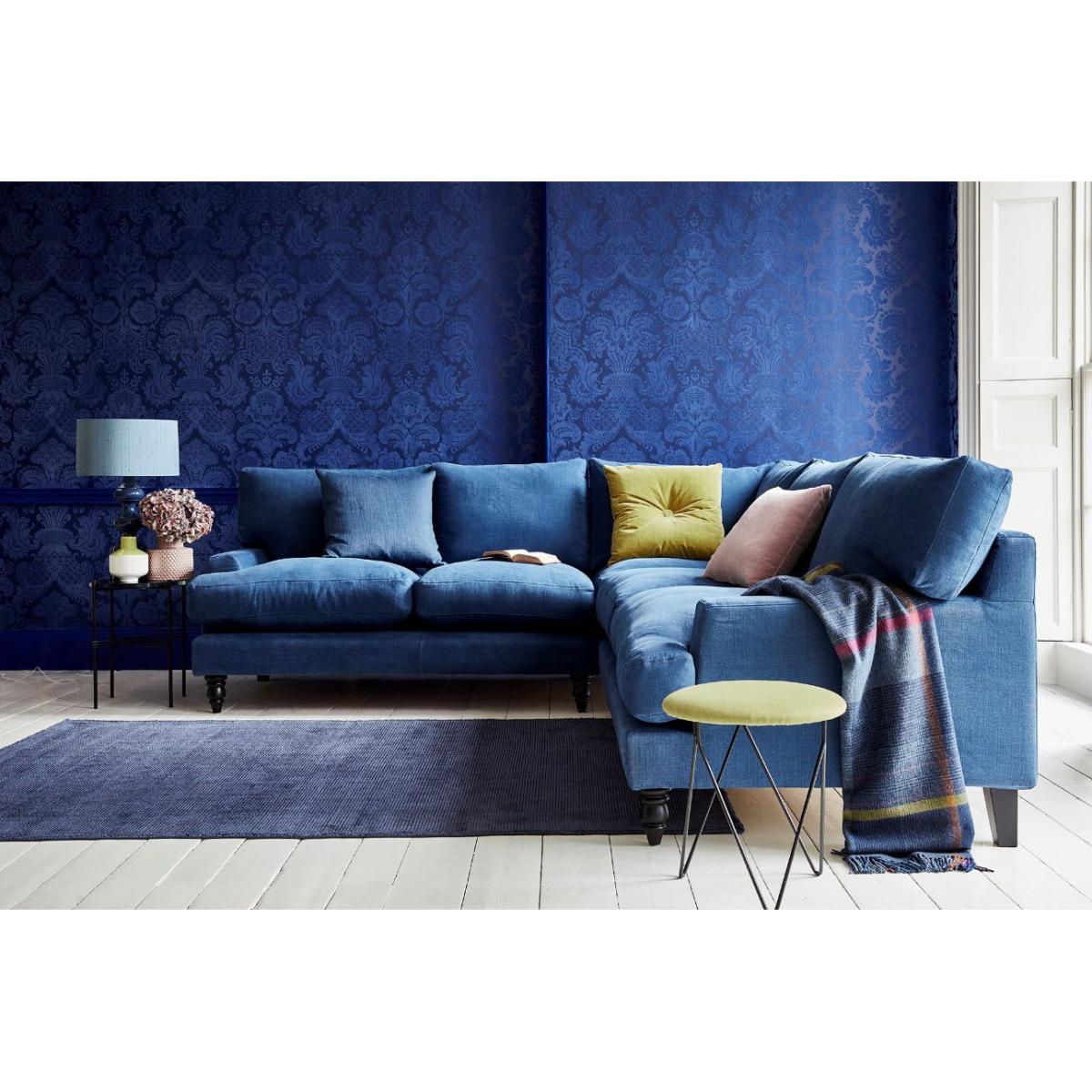 Isla Asym. Crn: LHF Loveseat w RHF 2.5 Seat in Nordic Pine Hygge Chunky Weave – image 2