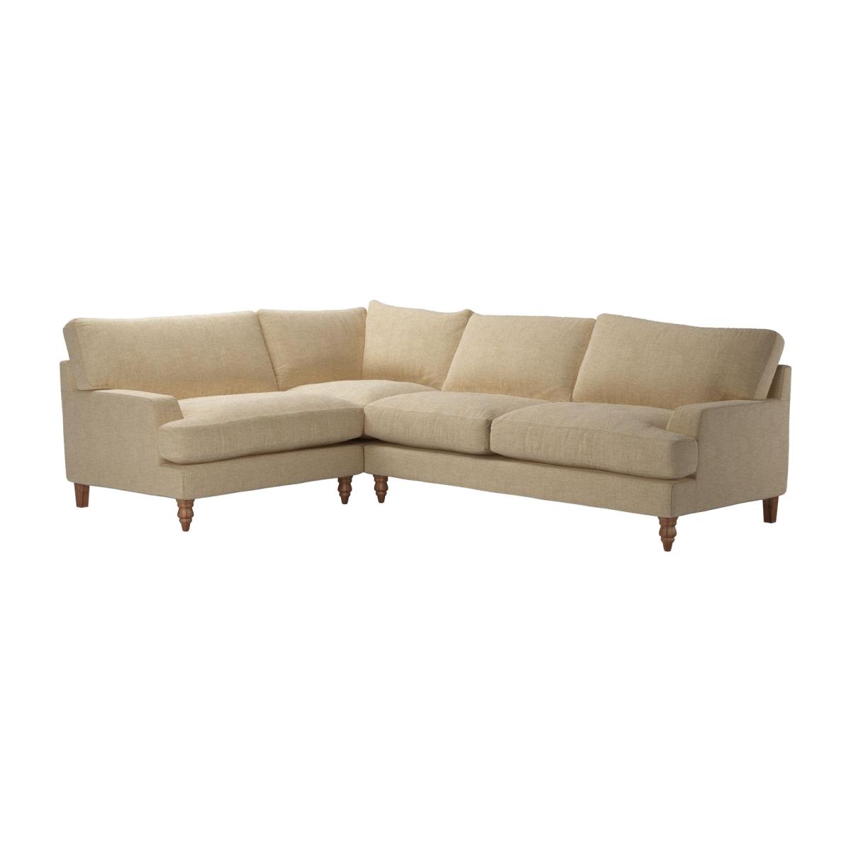 Isla Asym. Crn: LHF Loveseat w RHF 2.5 Seat in Nordic Pine Hygge Chunky Weave – image 1
