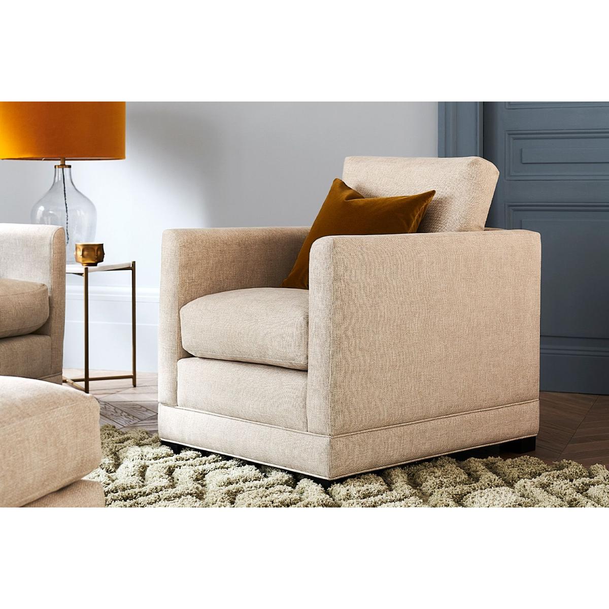 Aissa Loveseat in Galaxy Organic Smart Cotton – image 3