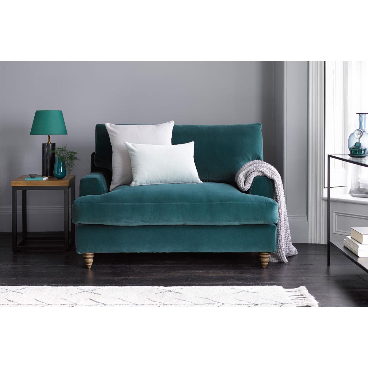 Isla Loveseat Sofabed in Pine Soft Sustainable Wool - sofa.com – image 3
