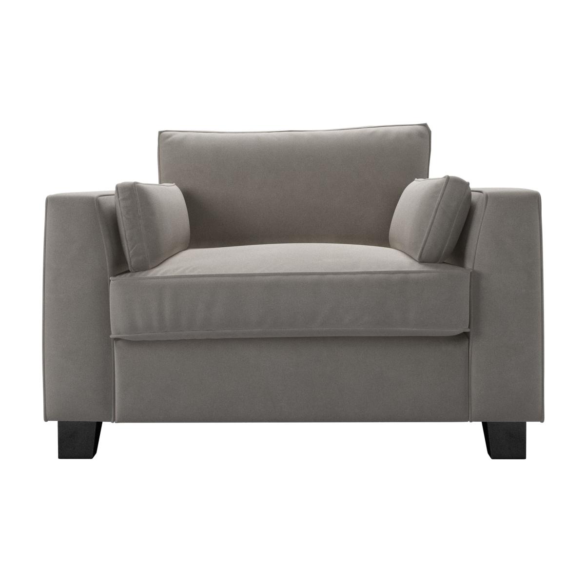 Bowie Loveseat in Nimbus Aquaclean Clever Velvet – image 1