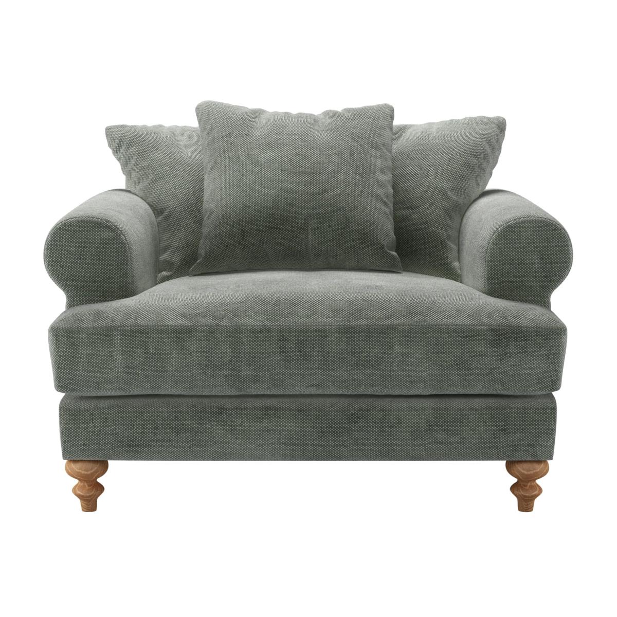 Teddy Loveseat in Moonstone Speckled Chenille – image 1