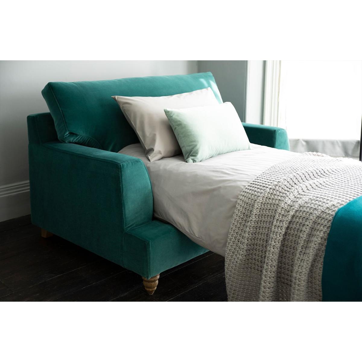 Isla Loveseat Sofabed in Uniform House Plain Weave - sofa.com – image 5
